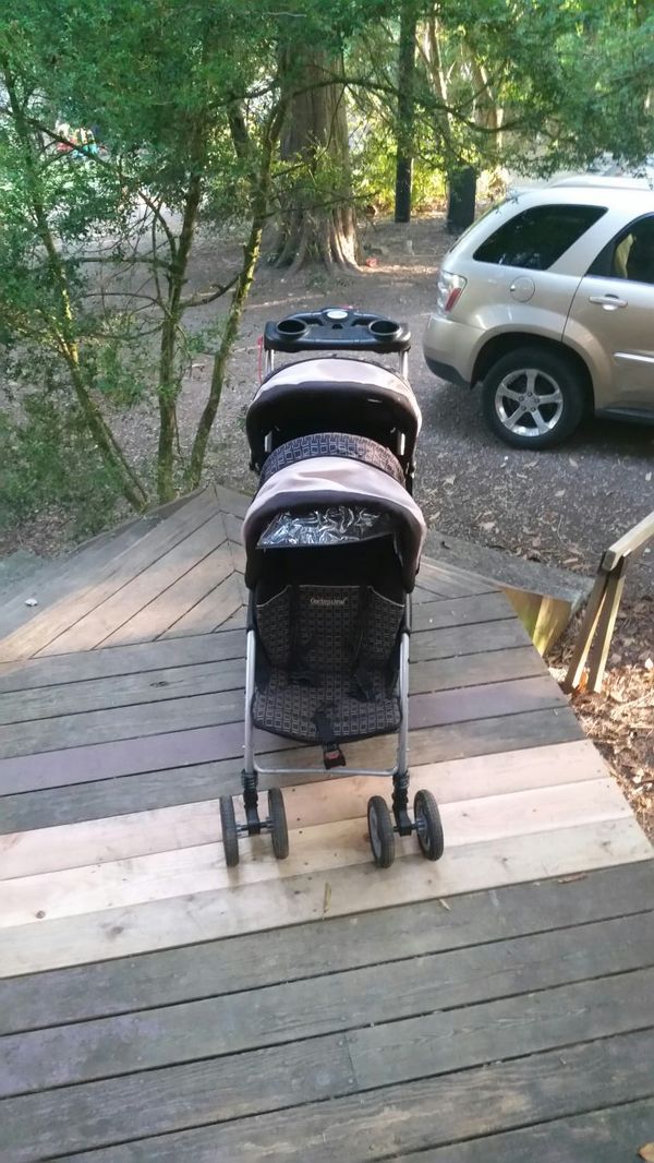 one step ahead double stroller
