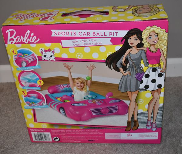 barbie car ball pit