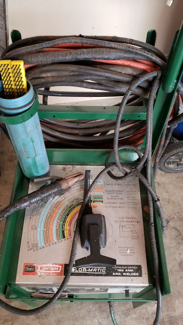 Craftsman 180 amp Colormatic arc welder. In amazing shape. I rebuilt