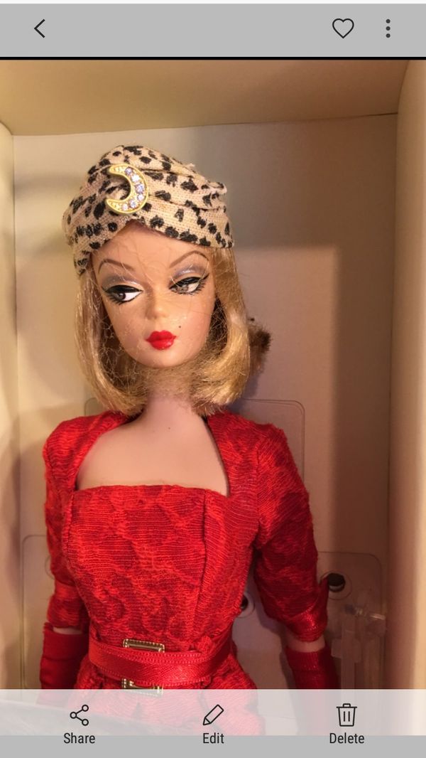 barbie silkstone little red dress