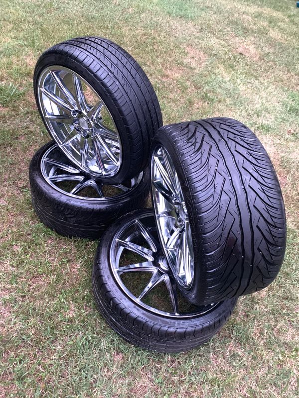 20” staggered rims and tires 5 lug for Sale in Nashville, TN OfferUp