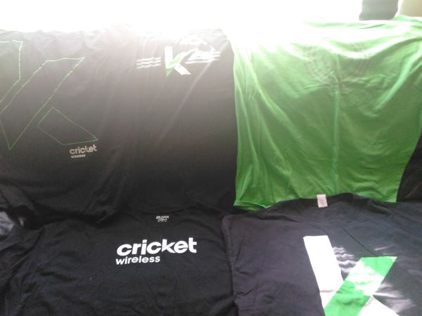 Cricket Wireless Employee Shirts 5x For Sale In Memphis Tn Offerup