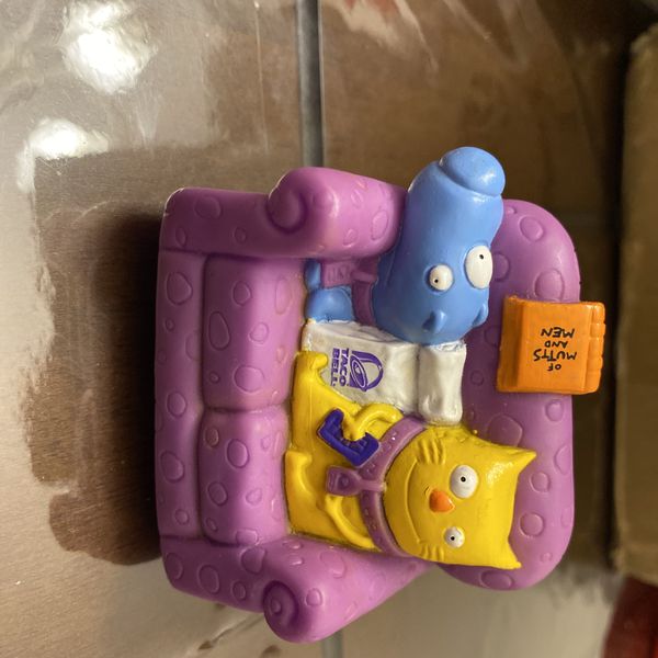 Vintage 1995 Taco Bell Kids Meal Toy Nacho & Dog Couch Mobile Works HTF ...