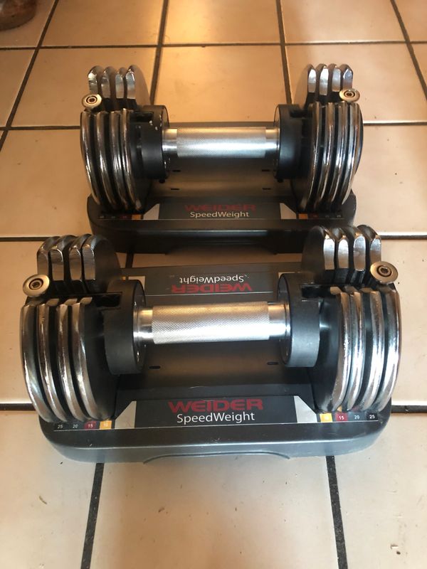 Weider Speed Weight Adjustable Dumbbells for Sale in Fontana, CA OfferUp