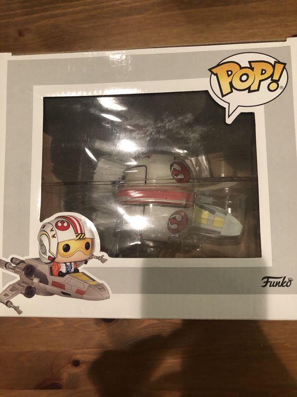 luke skywalker with x wing funko pop