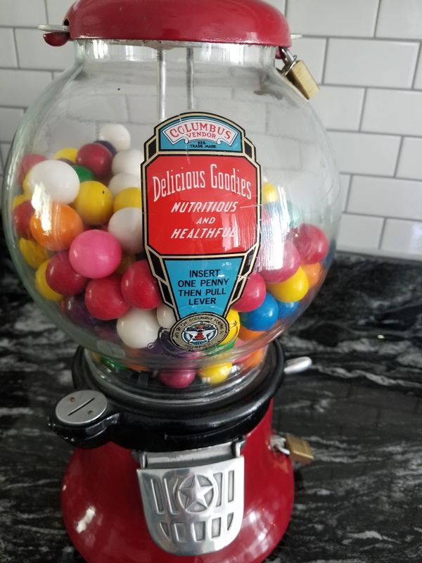 Columbus Vintage Antique Penny Gumball Machine for Sale in Auburn, WA ...