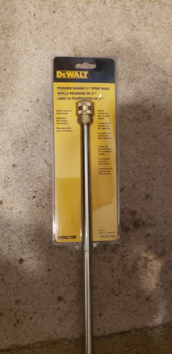 DeWalt pro pressure washer wand and gun for Sale in Vineland, NJ OfferUp