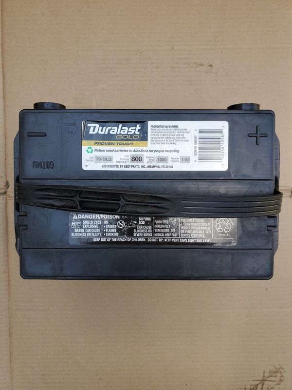 Car Battery Group Size 78 Duralast Gold 2019- $60 With ...