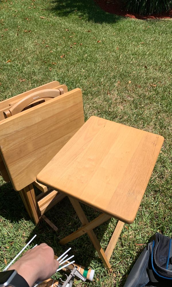 TV dinner table set for Sale in Miami, FL - OfferUp