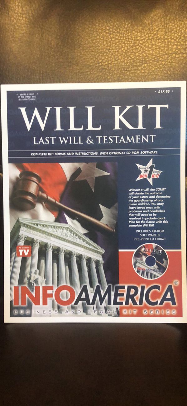 Do it yourself last will and testament kit for Sale in Hope Mills, NC - OfferUp