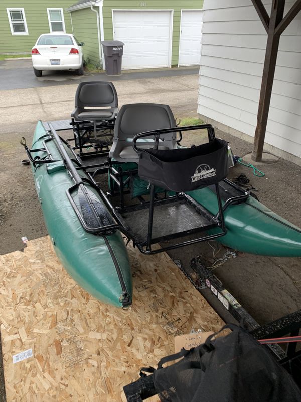 Creek company odc 1220 two man pontoon boat for Sale in Longview, WA ...