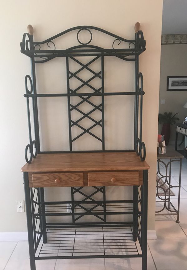 Bakers rack with drawers for Sale in Port Charlotte, FL - OfferUp