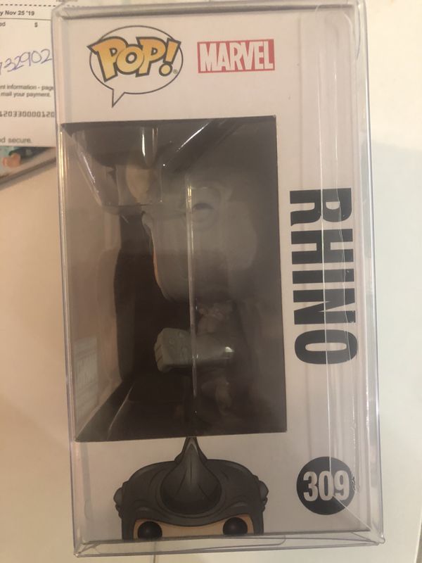 rhino pop figure