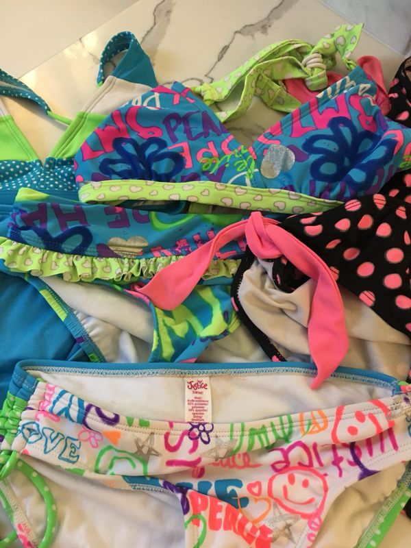 justice swimsuits size 20