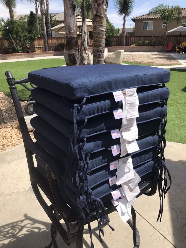 Costco patio 8 Sunbrella fabric cushions! New! 25 each. for Sale in