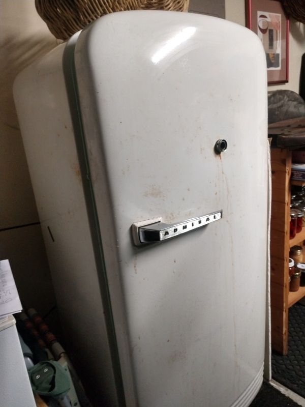 Vintage 1950's era Admiral refrigerator and freezer for Sale in Olympia ...