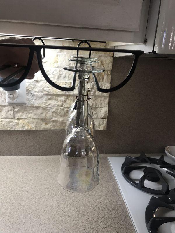 13” deep. 14 ½” wide. Hanging wine/martini/margarita glass holder for Sale in Murrieta, CA OfferUp