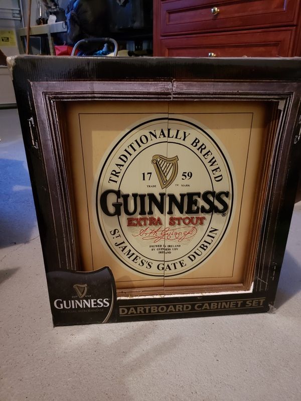 Guinness Dart Board with Raised 3D Lettering for Sale in Mount