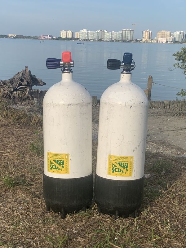 2 Steel 80 cu. ft. Scuba Tanks, in visual & hydro for Sale in