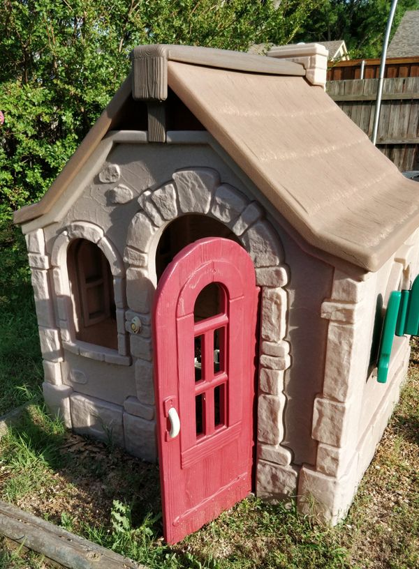 Outside Playhouse Step2 Naturally Playful Storybook Cottage For
