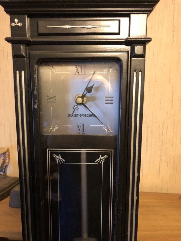 Harley Davidson chiming grandfather clock 2’ tall for Sale in Sultan