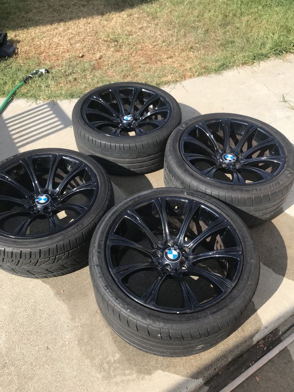 BMW E60 M5 19” Black wheels and tires for Sale in Long Beach, CA OfferUp