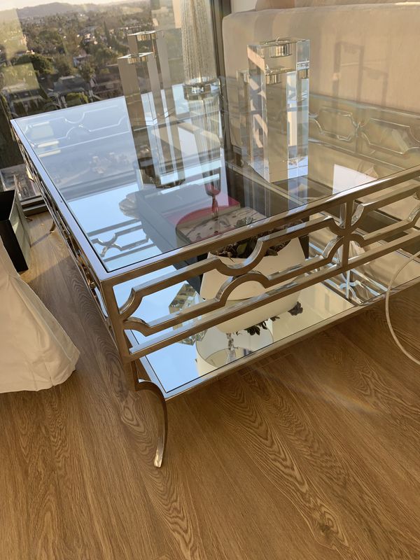 Z gallerie Abigail coffee table mirrored for Sale in ...