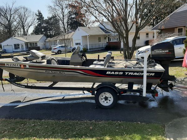 bass tracker 16 pro and trailer for sale in toms river, nj