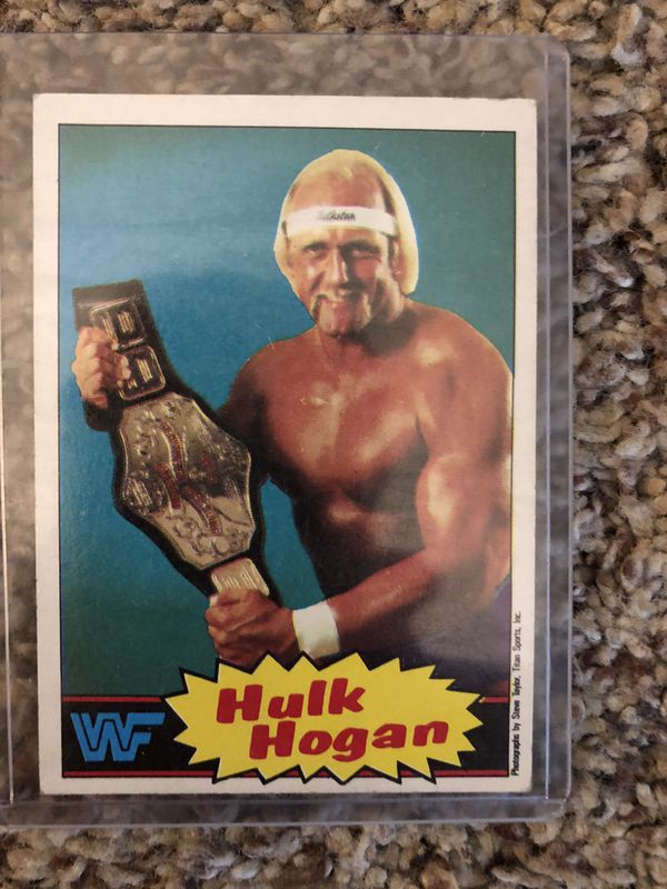 1985 Topps Hulk Hogan Rookie Card. for Sale in Puyallup, WA - OfferUp