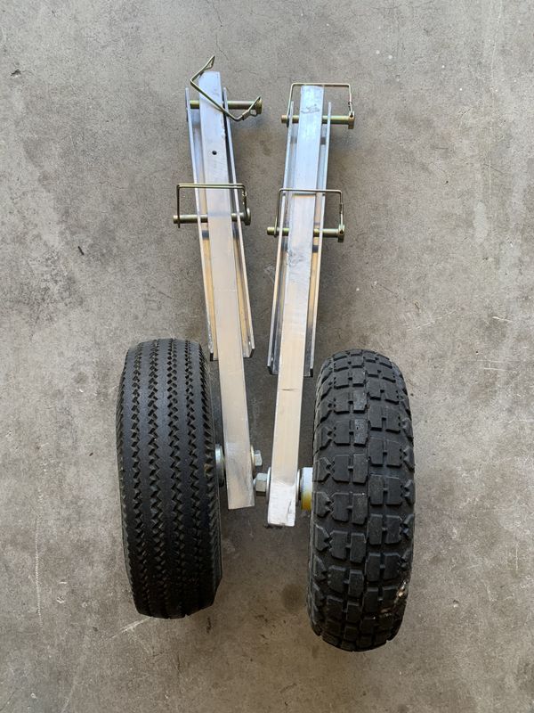 Homemade jon boat dolly wheels for Sale in Peoria, AZ ...