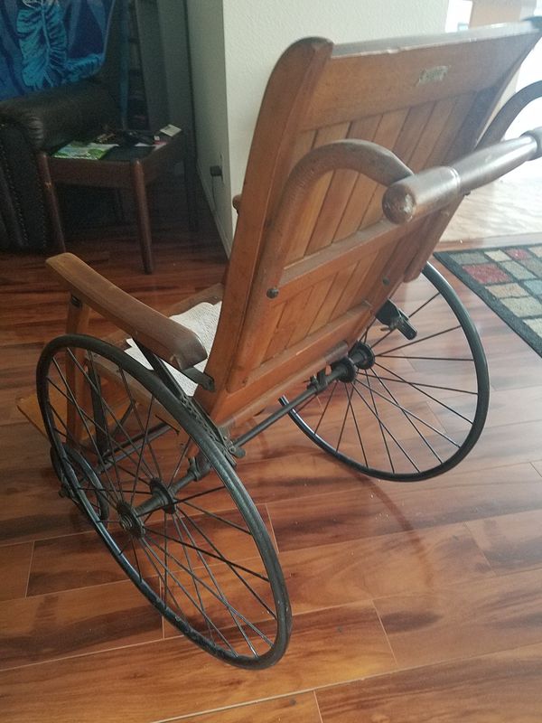 Wheelchair, wooden antique for Sale in Phoenix, AZ OfferUp
