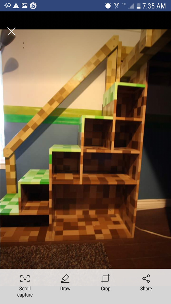 MineCraft BUNK BED LOFT BED with Desk - CUSTOM Built for TV SHOW for ...