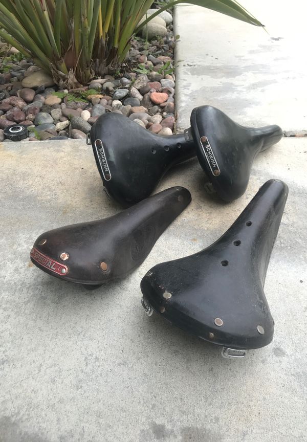 Schwinn Brooks and Special vintage bike seat for Sale in