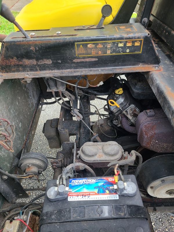 Golf Cart EZGO Workhorse ST480 Gas Power Dump Bed for Sale in Fort