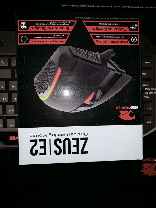 Mouse for computer/laptop | Ibuypower | dpi control | black with led