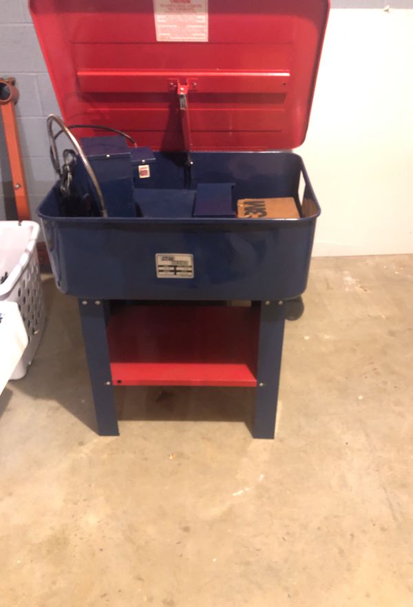 Parts wash table Amazing deals on this 20 Gal Parts Washer With Pump at Harbor Freight
