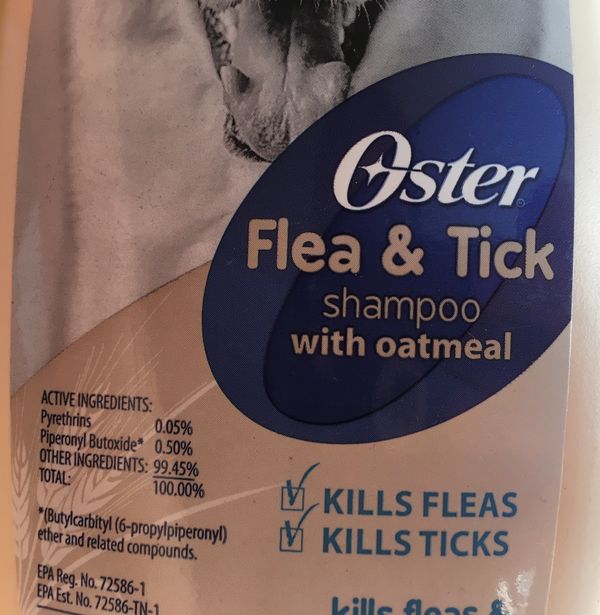 Oster Flea and Tick Shampoo with Oatmeal Price is for 2 bottles for