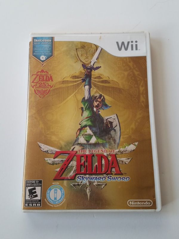 The Legend of Zelda Skyward Sword 25th Anniversary Wii case for Sale in ...