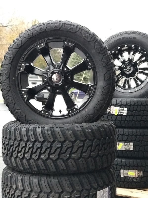 mud tire and wheel packages