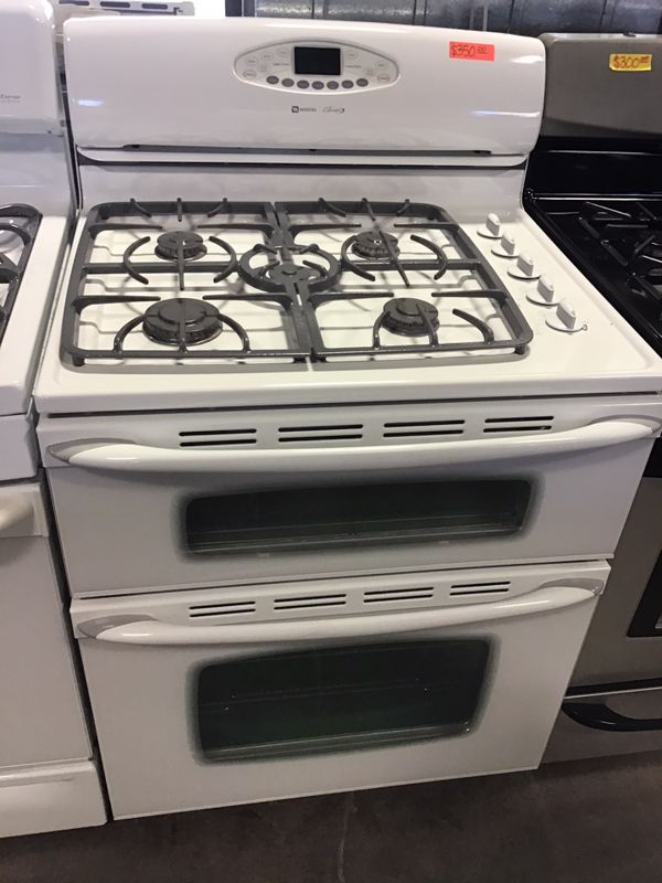 Maytag double oven 5 burners gas stove for Sale in North Las Vegas, NV
