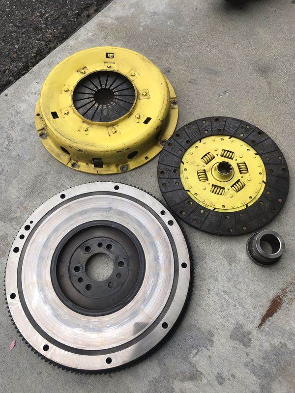 Chevy 235 inline 6 139 tooth flywheel, clutch, pressure plate, starter