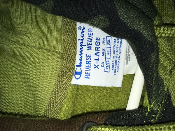 champion camo sweatpants