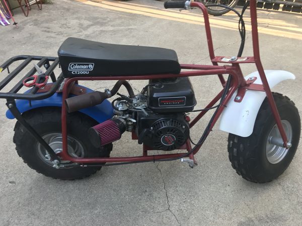 Coleman ct200u mini bike with lots of mods! for Sale in Dallas, TX ...