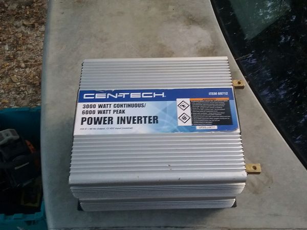 CEN-TECH 3000-6000 WATT POWER INVERTER for Sale in Alvin, TX - OfferUp