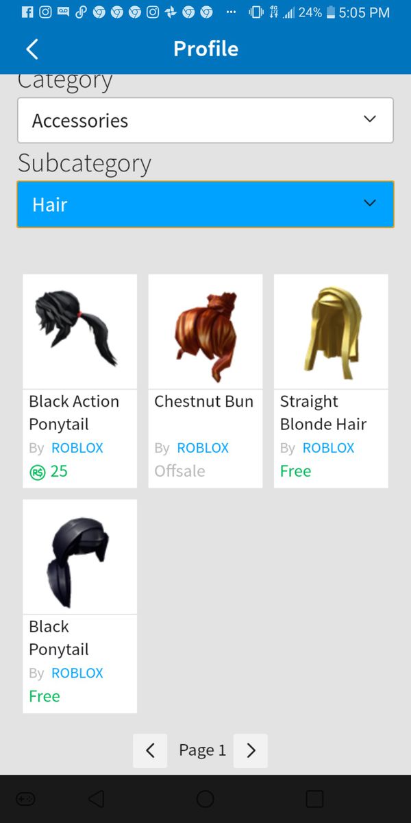 roblox free hair black buns