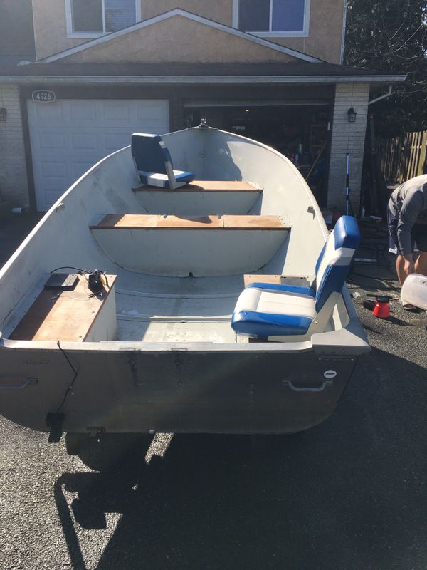 14 ft aluminum Lund Boat with 20hp motor for Sale in Lynnwood, WA - OfferUp