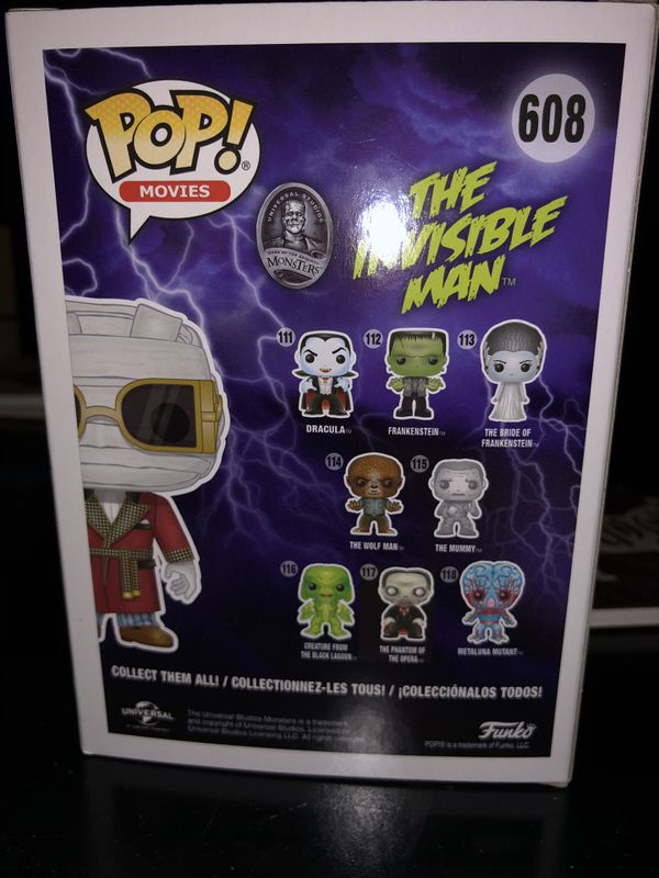 invisible man pop figure