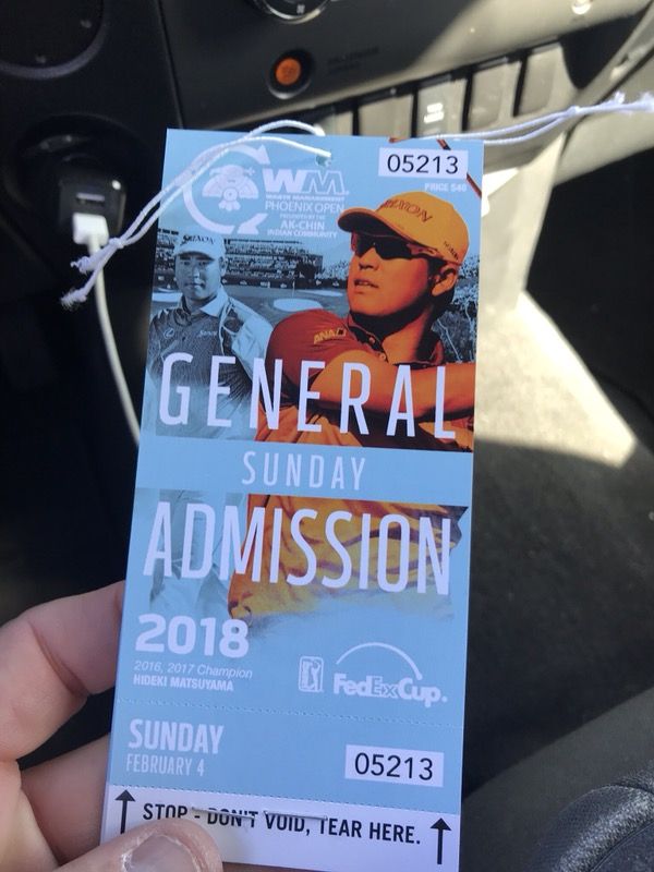 2 general admin for waste management PHX open. $25 for The pair . Would