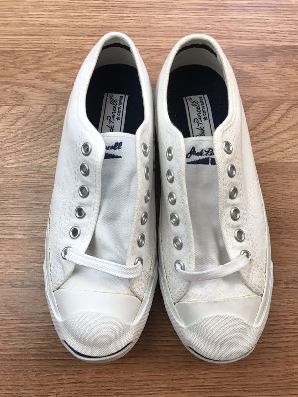 VINTAGE VTG CONVERSE JACK PURCELL SHOES SNEAKERS TENNIS MENS 4.5 WOMENS ...