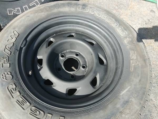 15 inch original stock steel chevy S10 rims Impala, Chevelle 5 on 4.75 ...